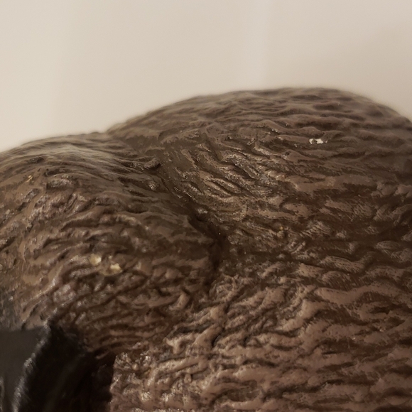 UNBRANDED Ceramic Ground Hog 2"w x 4"h brown black hands and spout - Picture 10 of 10